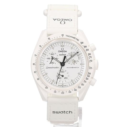 Swatch スウォッチ x OMEGA オメガ SO33W700 Moonswatch MISSION TO THE MOONPHASE Snoopy スヌーピー ムーンフェイズ 腕時計