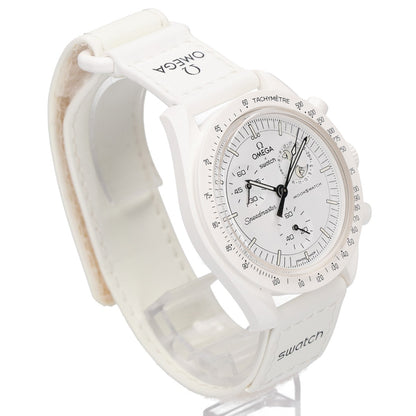 Swatch スウォッチ x OMEGA オメガ SO33W700 Moonswatch MISSION TO THE MOONPHASE Snoopy スヌーピー ムーンフェイズ 腕時計