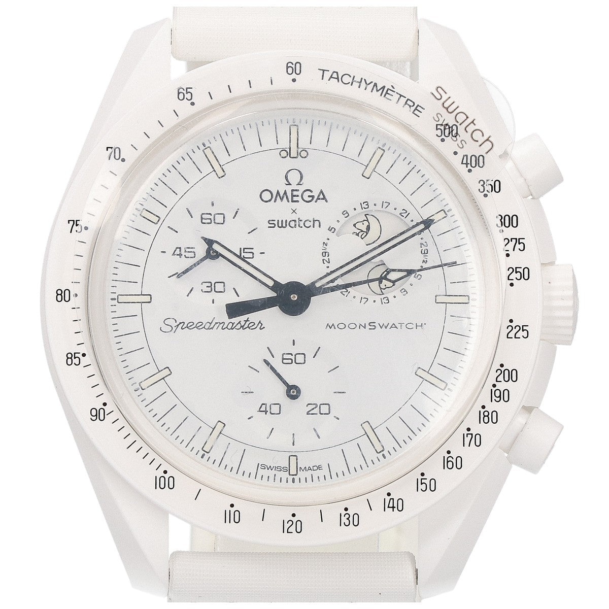 Swatch スウォッチ x OMEGA オメガ SO33W700 Moonswatch MISSION TO THE MOONPHASE Snoopy スヌーピー ムーンフェイズ 腕時計