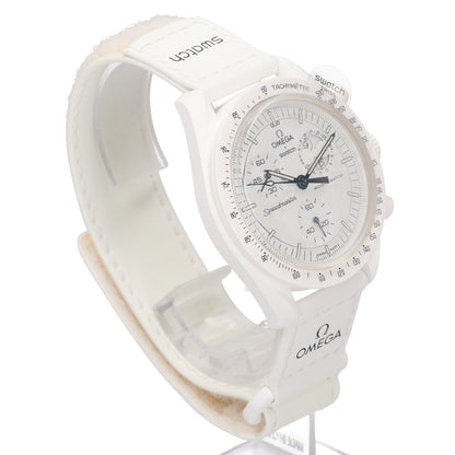 Swatch スウォッチ x OMEGA オメガ SO33W700 Moonswatch MISSION TO THE MOONPHASE Snoopy スヌーピー ムーンフェイズ 腕時計