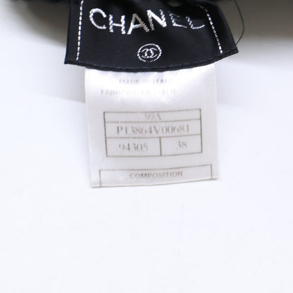 CHANEL シャネル 【国内正規】99A P13864V00681 ココマーク カシミヤ混 リブニット タートルネック ノースリーブロング ワンピース