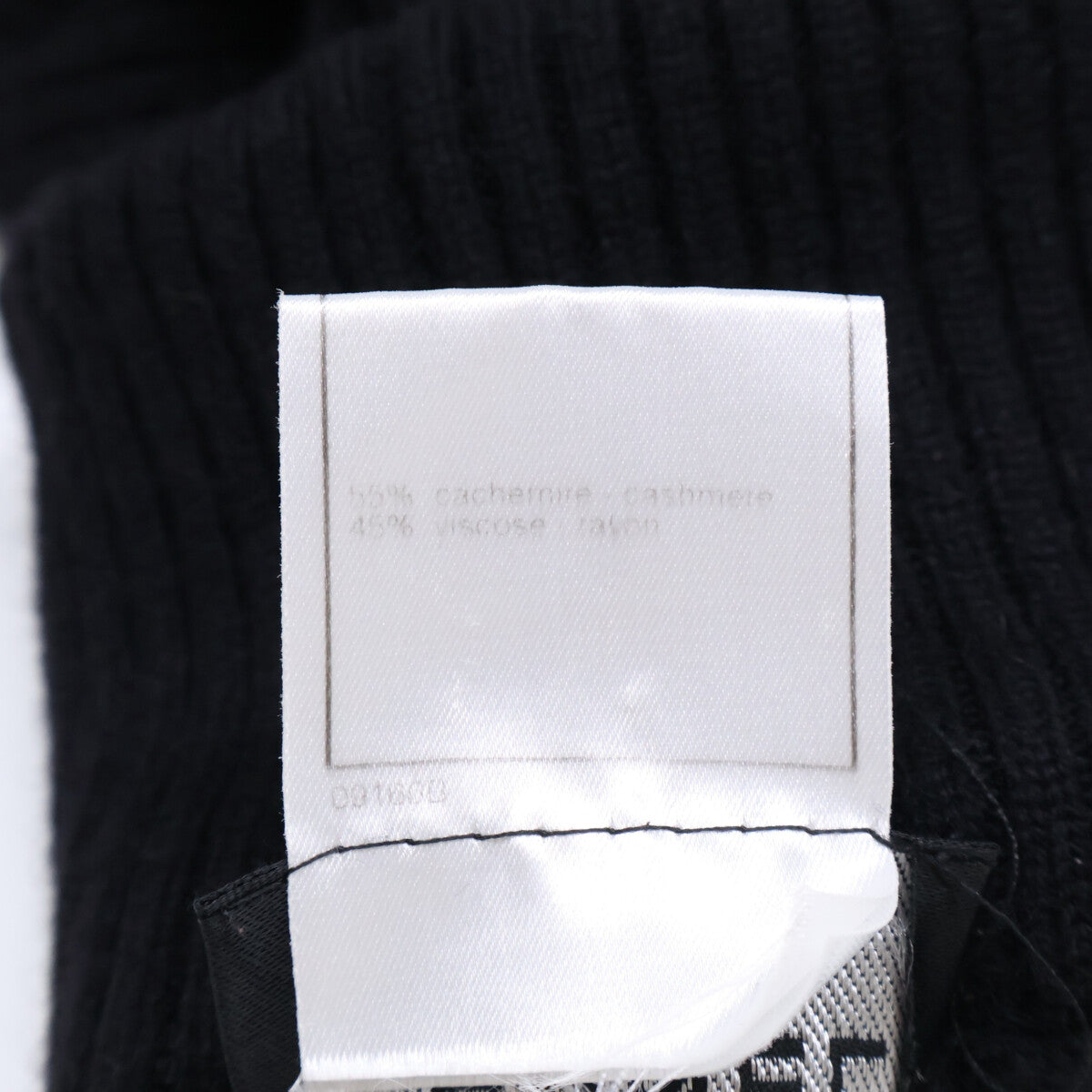 CHANEL シャネル 【国内正規】99A P13864V00681 ココマーク カシミヤ混 リブニット タートルネック ノースリーブロング ワンピース