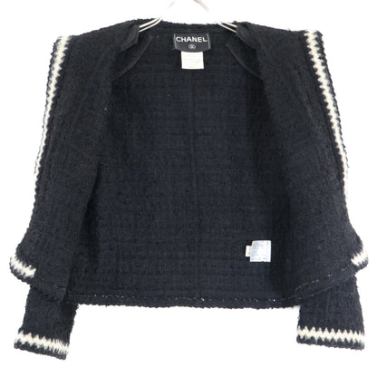 CHANEL シャネル 98A P12050V07036 ココマークボタン モヘア混 ツイードジャケット ジャケット