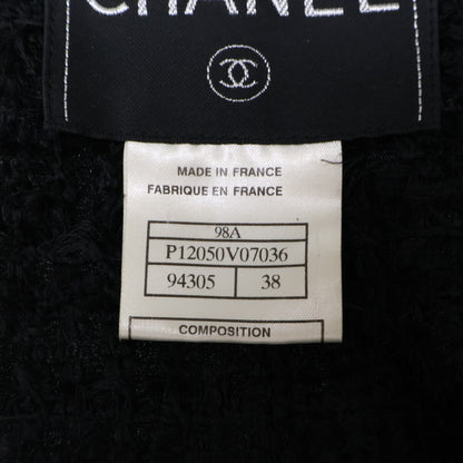 CHANEL シャネル 98A P12050V07036 ココマークボタン モヘア混 ツイードジャケット ジャケット