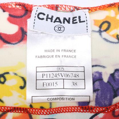 CHANEL シャネル 00S P11245V06748 カメリアｘココマーク 長袖カットソー トップス