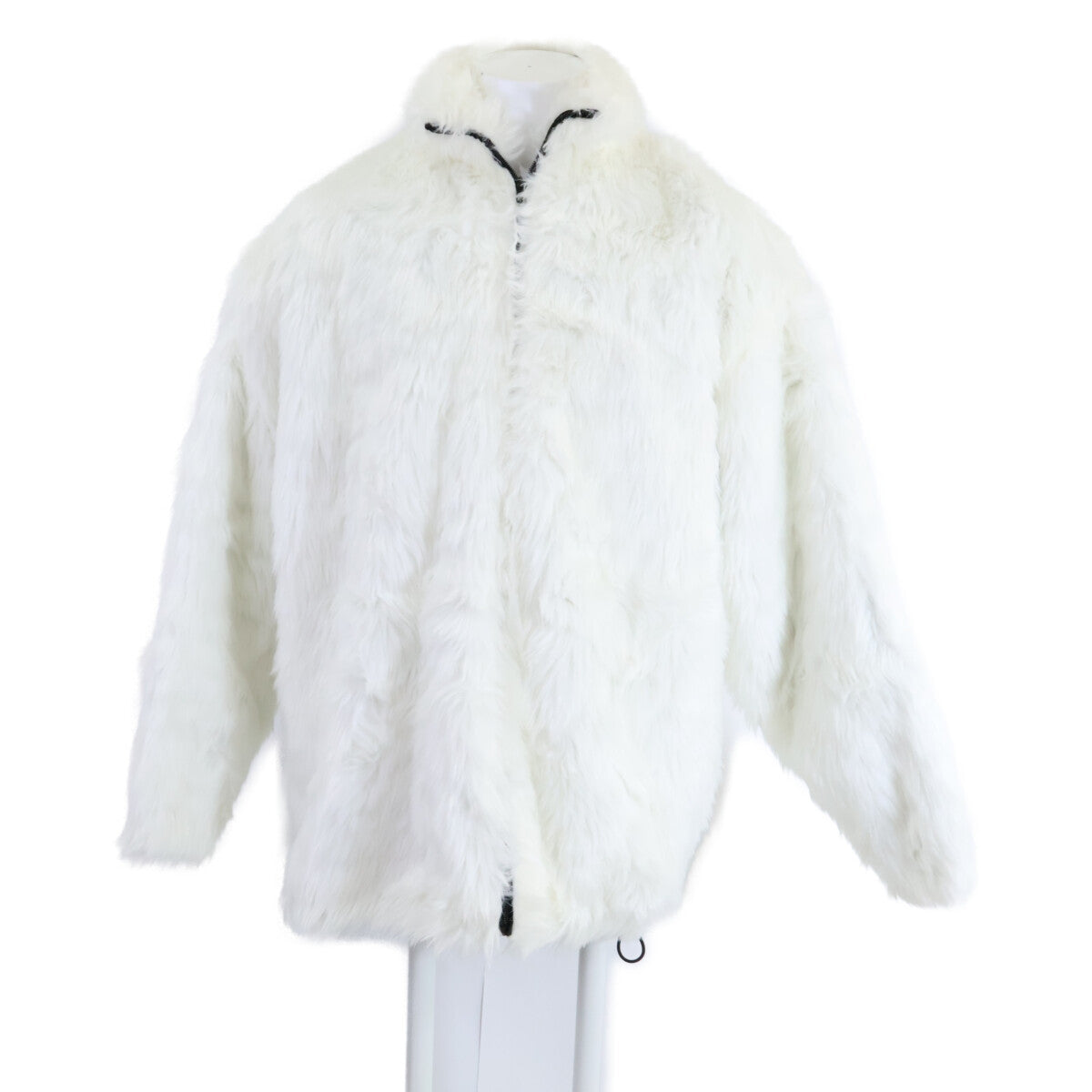 BALENCIAGA バレンシアガ 【美品/国内正規】721789 Back BB Fur Coat Jacket バックロゴ エコファー コート ジャケット