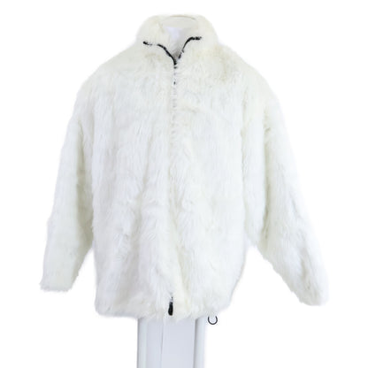 BALENCIAGA バレンシアガ 【美品/国内正規】721789 Back BB Fur Coat Jacket バックロゴ エコファー コート ジャケット