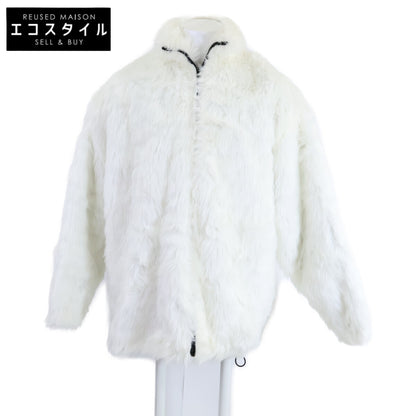 BALENCIAGA バレンシアガ 【美品/国内正規】721789 Back BB Fur Coat Jacket バックロゴ エコファー コート ジャケット