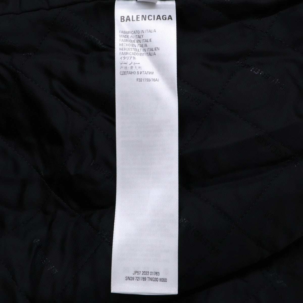 BALENCIAGA バレンシアガ 【美品/国内正規】721789 Back BB Fur Coat Jacket バックロゴ エコファー コート ジャケット