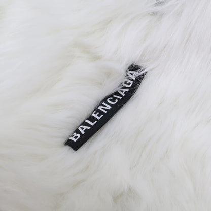 BALENCIAGA バレンシアガ 【美品/国内正規】721789 Back BB Fur Coat Jacket バックロゴ エコファー コート ジャケット