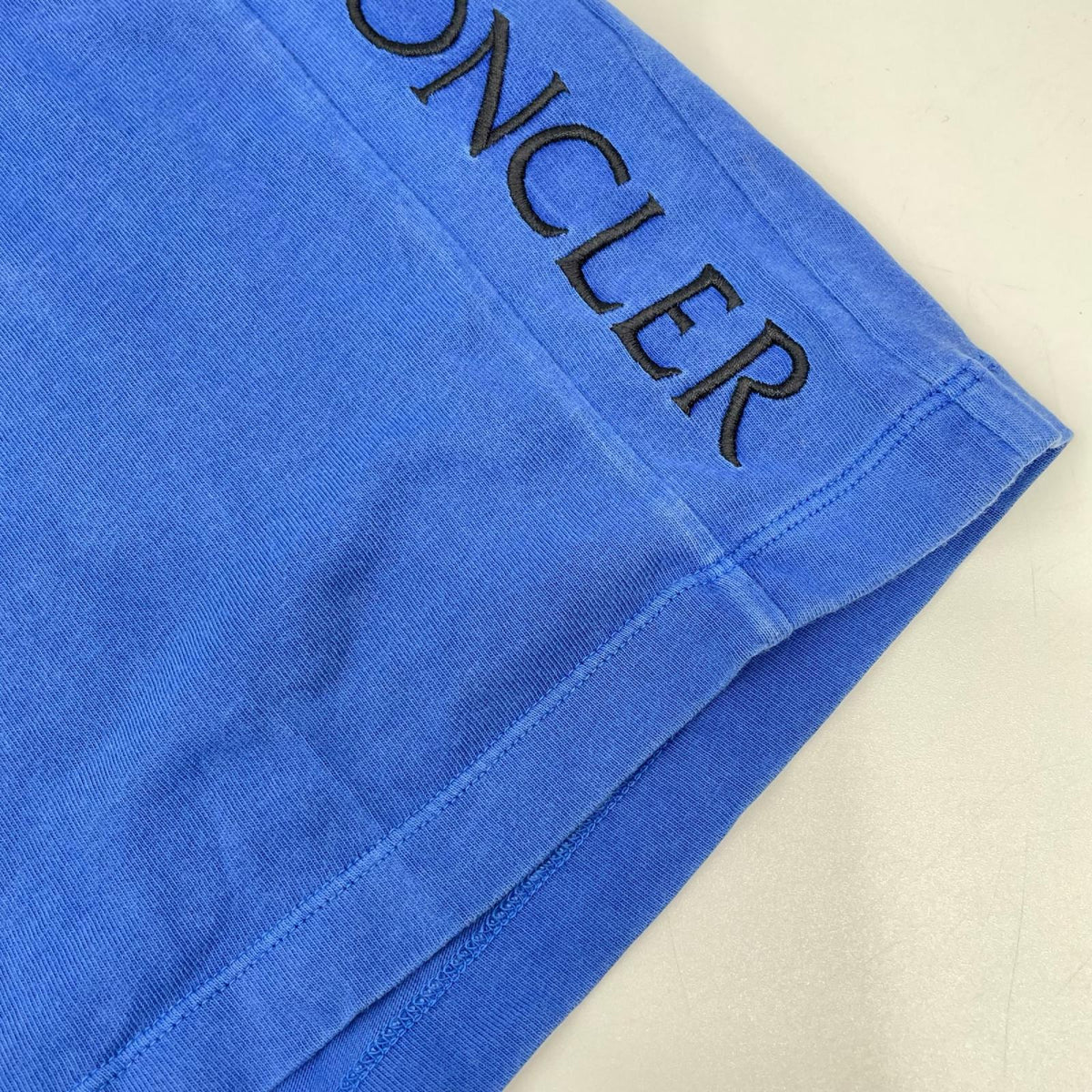MONCLER モンクレール 19年 ブルー MAGLIA T-SHIRT サイドロゴ Tシャツ トップス