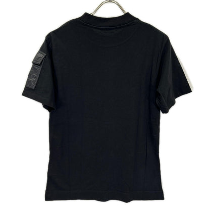 MONCLER モンクレール 21年 ブラック SS T-SHIRT ナイロンポケット ロゴ Tシャツ トップス