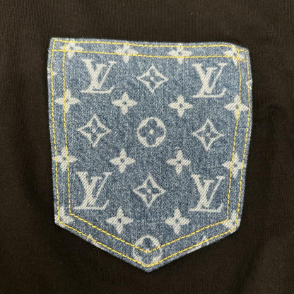 LOUIS VUITTON ルイヴィトン 1AHURS RW252WW API FTTI02 ブラック モノグラム ポケットTシャツ トップス