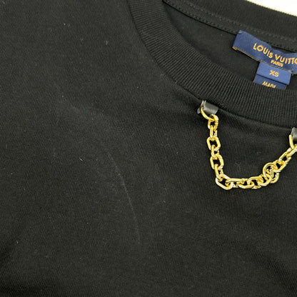 LOUIS VUITTON ルイヴィトン 1AHURS RW252WW API FTTI02 ブラック モノグラム ポケットTシャツ トップス