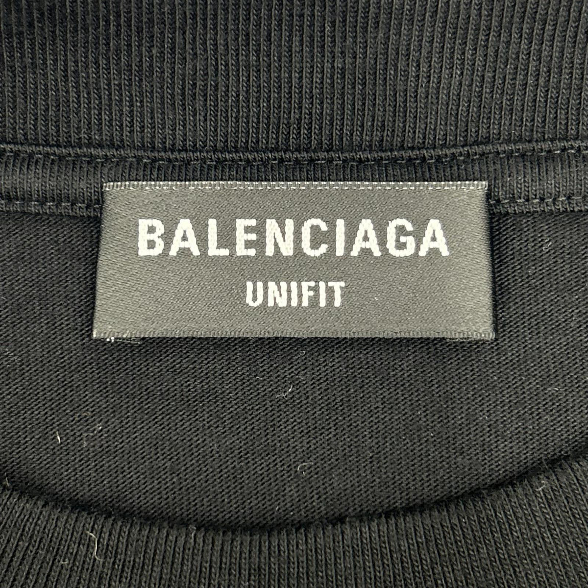 BALENCIAGA バレンシアガ 662496 21年 ユニフィット ×NASA ブラック 長袖Tシャツ トップス