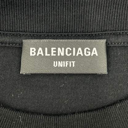 BALENCIAGA バレンシアガ 662496 21年 ユニフィット ×NASA ブラック 長袖Tシャツ トップス