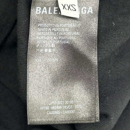 BALENCIAGA バレンシアガ 662496 21年 ユニフィット ×NASA ブラック 長袖Tシャツ トップス