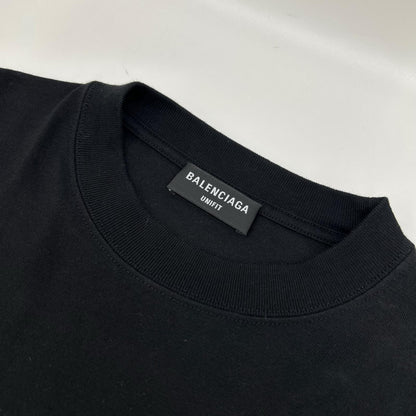 BALENCIAGA バレンシアガ 662496 21年 ユニフィット ×NASA ブラック 長袖Tシャツ トップス