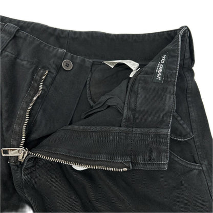 DOLCE&GABBANA ドルチェアンドガッバーナ GVL7HT G8I1 Re-Edition ブラック 裾ダブルジップ カーゴパンツ ボトムス