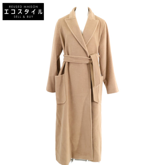 Max Mara マックスマーラ 【美品/国内正規】101602896 キャメル ベルト付 ロング コート