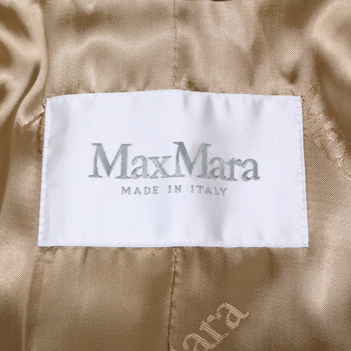 Max Mara マックスマーラ 【美品/国内正規】101602896 キャメル ベルト付 ロング コート