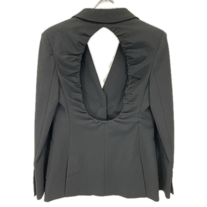 Max Mara マックスマーラ 25-26AW 25119110236 ブラック バック穴デザイン スーツジャケット ジャケット