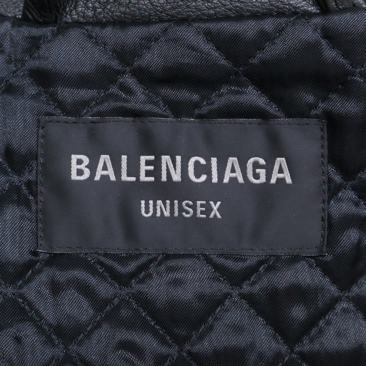BALENCIAGA バレンシアガ 【美品/国内正規/23年製】768749 グレイニーソフトバッファローレザージャケット ジャケット