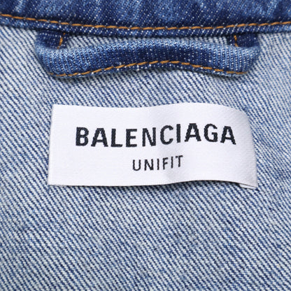 BALENCIAGA バレンシアガ 【美品/国内正規】708451 Twisted Jacket ユニフィット ツイステッド デニムジャケット ジャケット