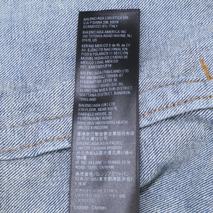 BALENCIAGA バレンシアガ 【美品/国内正規】708451 Twisted Jacket ユニフィット ツイステッド デニムジャケット ジャケット