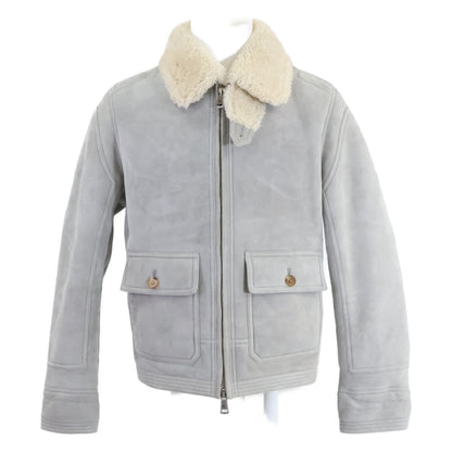 RalphLauren PURPLE LABEL ラルフローレン パープルレーベル 【美品/国内正規】羊革 ジップアップ ムートンジャケット ジャケット
