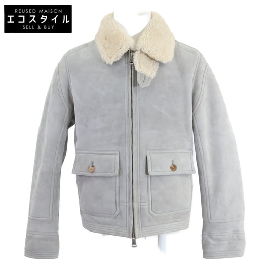 RalphLauren PURPLE LABEL ラルフローレン パープルレーベル 【美品/国内正規】羊革 ジップアップ ムートンジャケット ジャケット