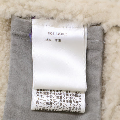 RalphLauren PURPLE LABEL ラルフローレン パープルレーベル 【美品/国内正規】羊革 ジップアップ ムートンジャケット ジャケット