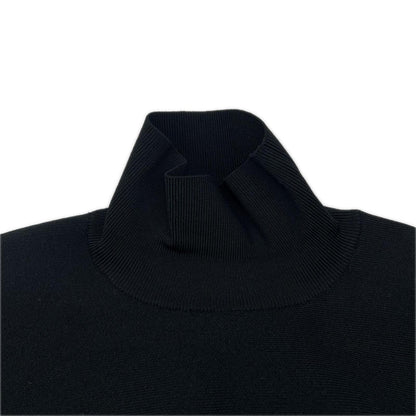 BALENCIAGA バレンシアガ 725284 22年 ブラック アワーグラス タートルネック スウェット トップス