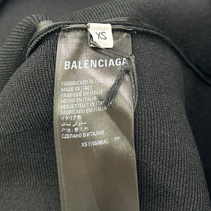BALENCIAGA バレンシアガ 725284 22年 ブラック アワーグラス タートルネック スウェット トップス