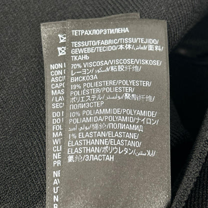 BALENCIAGA バレンシアガ 725284 22年 ブラック アワーグラス タートルネック スウェット トップス