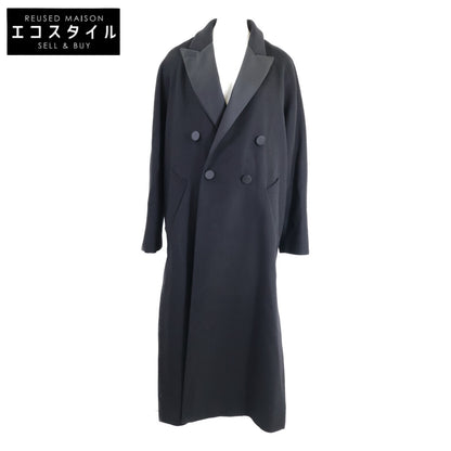 Max Mara マックスマーラ 【美品/国内正規】10160117600 ブラックタグ カシミヤ ピークドラペル チェスター コート