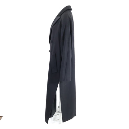 Max Mara マックスマーラ 【美品/国内正規】10160117600 ブラックタグ カシミヤ ピークドラペル チェスター コート