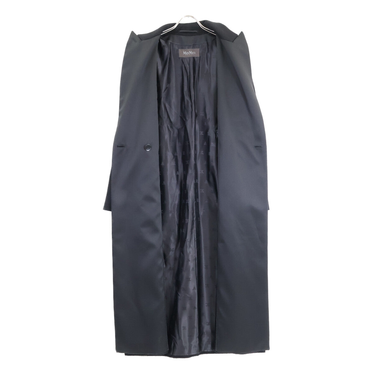Max Mara マックスマーラ 【美品/国内正規】10160117600 ブラックタグ カシミヤ ピークドラペル チェスター コート
