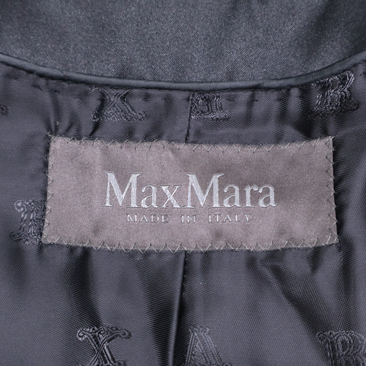 Max Mara マックスマーラ 【美品/国内正規】10160117600 ブラックタグ カシミヤ ピークドラペル チェスター コート