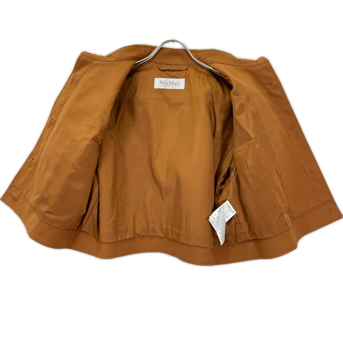 Max Mara マックスマーラ 24110411026 ブラウン giate コットンストレッチ ショートジャケット ジャケット