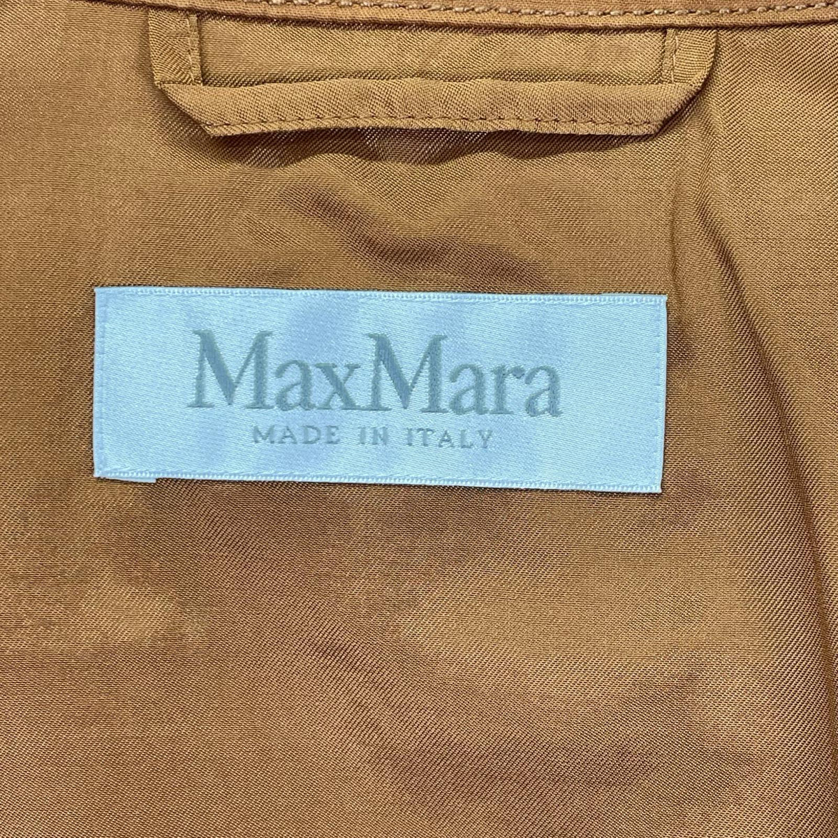 Max Mara マックスマーラ 24110411026 ブラウン giate コットンストレッチ ショートジャケット ジャケット