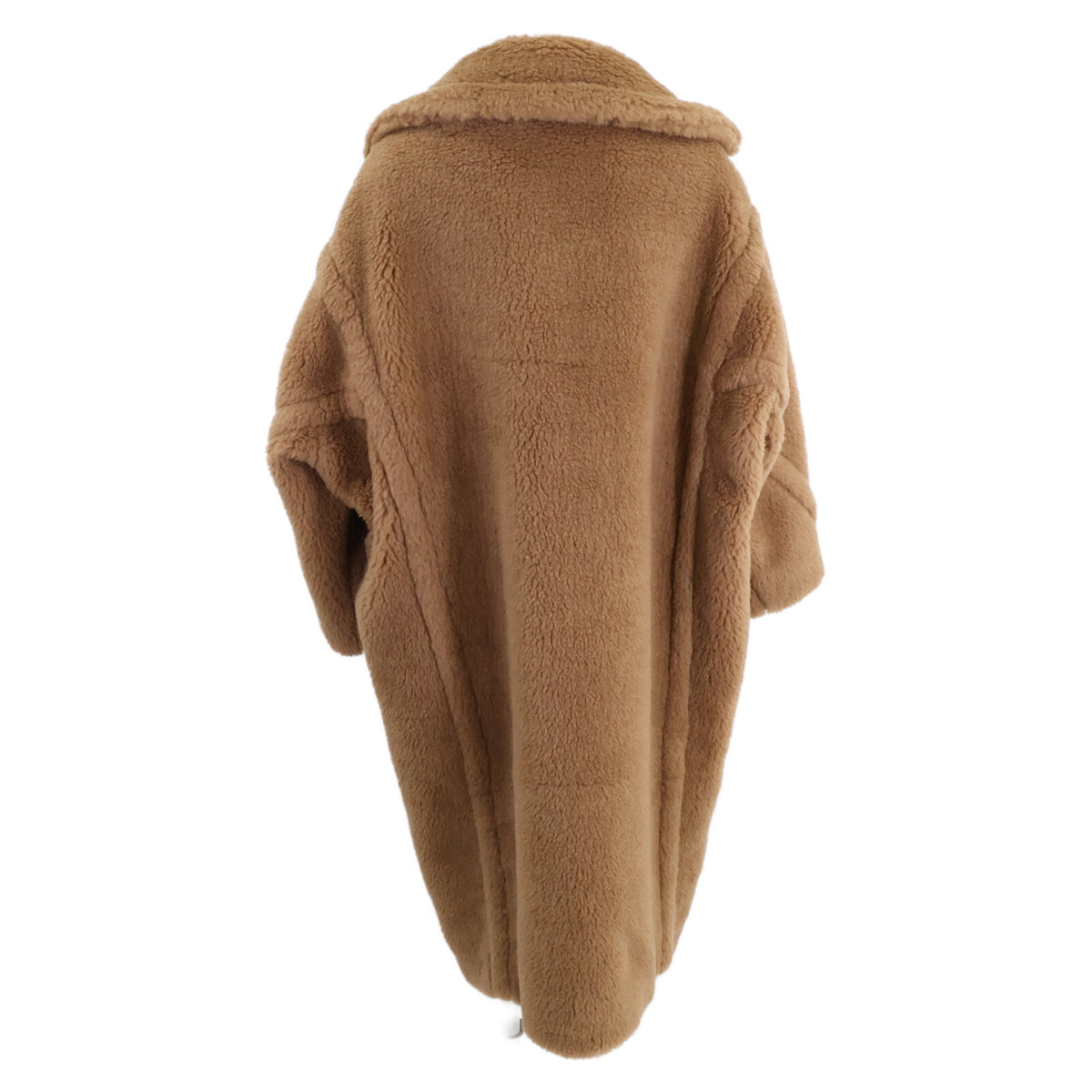 Max Mara マックスマーラ 【美品/国内正規】10161313600 キャメルｘシルク テディベア アイコン コート