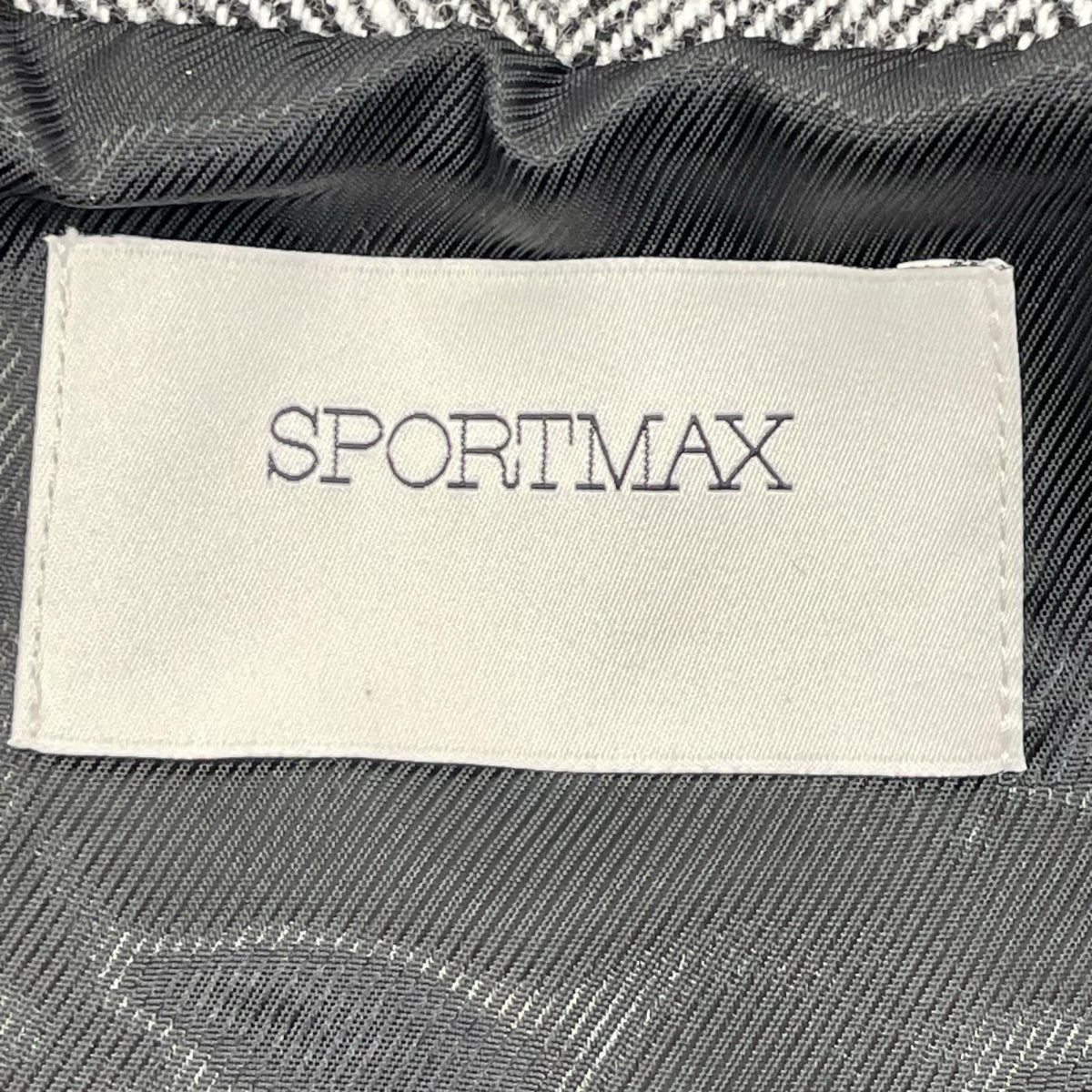SPORTMAX スポーツマックス 24220460626 グレー ヘリンボーン ブルゾン ジャケット ジャケット