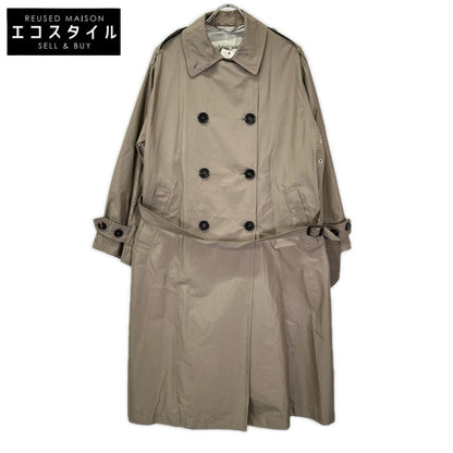 Max Mara マックスマーラ 902103176 24SS 【THE CUBE】ブラウン オーバーサイズ トレンチコート コート