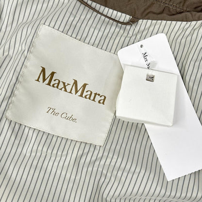 Max Mara マックスマーラ 902103176 24SS 【THE CUBE】ブラウン オーバーサイズ トレンチコート コート