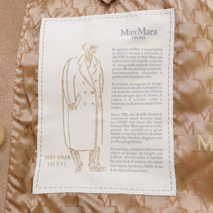Max Mara マックスマーラ 【新品/国内正規】1018012296 101801 MADAME ウールｘカシミヤ ベルト付 アイコン コート