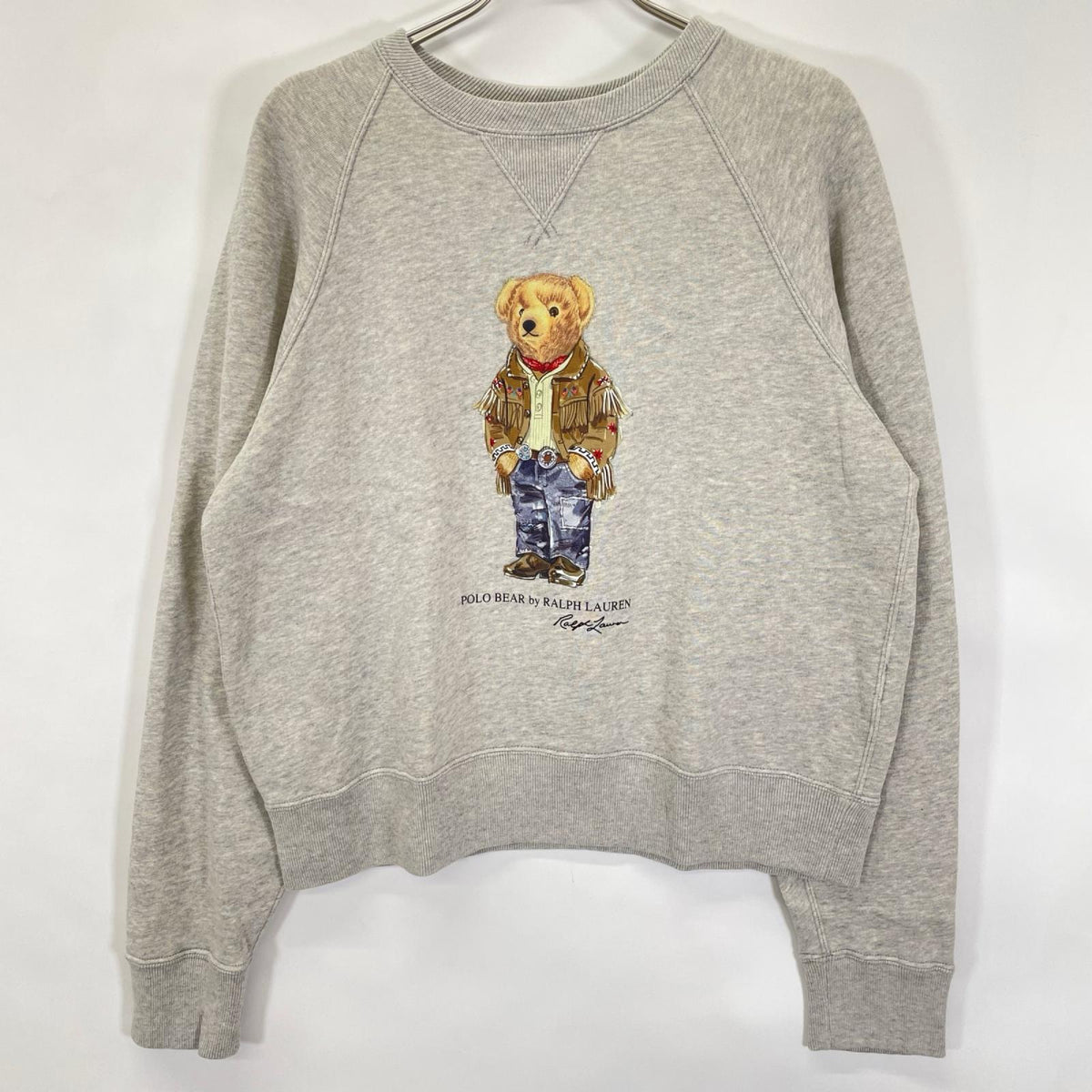 POLObyRalphLauren ポロラルフローレン グレー ウエスタンポロベア スウェットトレーナー トップス