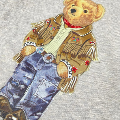 POLObyRalphLauren ポロラルフローレン グレー ウエスタンポロベア スウェットトレーナー トップス