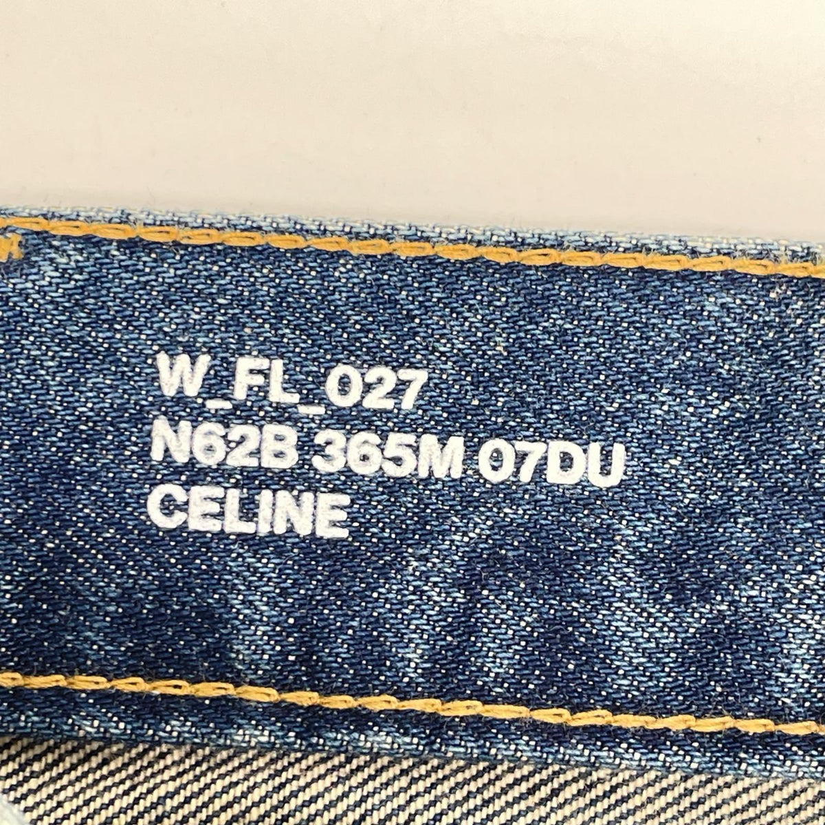 CELINE セリーヌ 2N62B365M.07DU ダークユニオンウォッシュデニム マルコ ジーンズ フレアデニムパンツ ボトムス