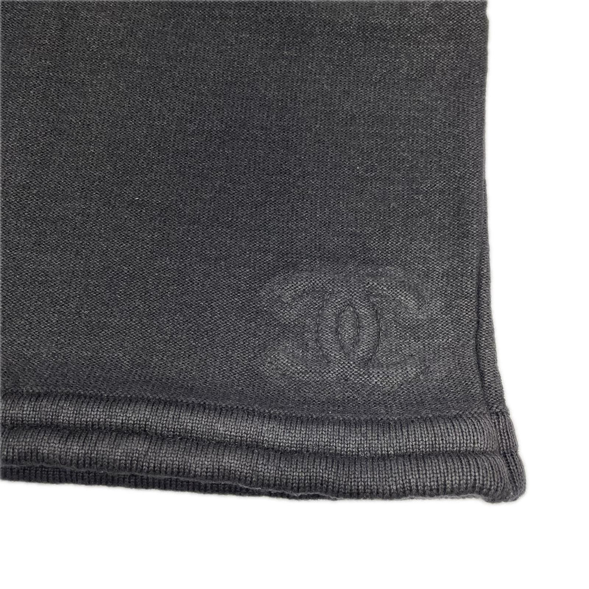 CHANEL シャネル P44565K05684 ブラック ウール100 ココマーク ミニスカート スカート